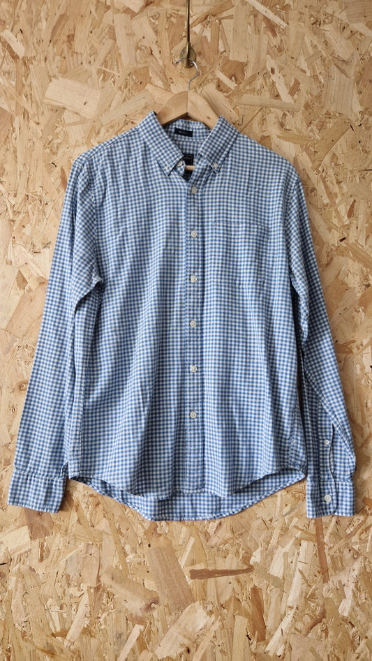 Preloved Abercrombie & Fitch Long Sleeve Gingham Button Down Shirt Size Medium